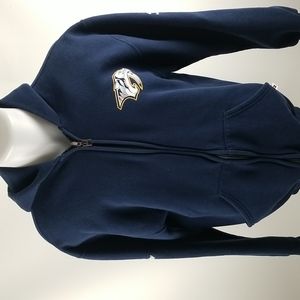 Nashville Predator Zip up Hoodie Size M